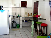 Apartamento com cozinha completa - na Pousada Pancho Villa