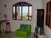 Apartamento com vista para o Mar na Pousada Pancho Villa