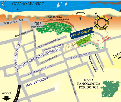 Mapa de localiza&ccedil;&atilde;o canoa quebrada