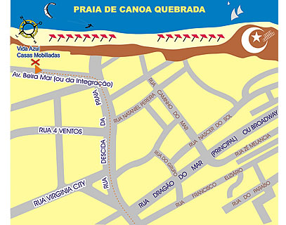 chal&eacute; para alugar em Canoa Quebrada