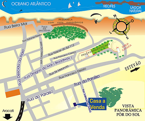 Casa a Venda em Canoa Quebrada - Cear&aacute; - Brasil