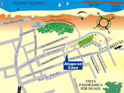 Casa por temporada em Canoa Quebrada