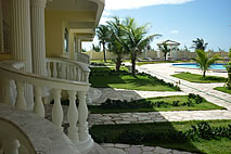 Interior de Green Paradise em Canoa Quebrada