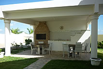 Interior de Green Paradise em Canoa Quebrada