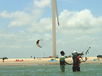 Aulas de kitesurf