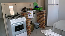 3 suites para alugar com cozinha completa em canoa quebrada